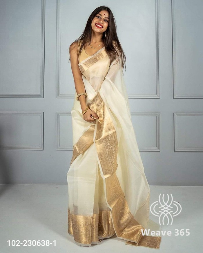 Soft Silk Designer Zari Work Banarasi Saree