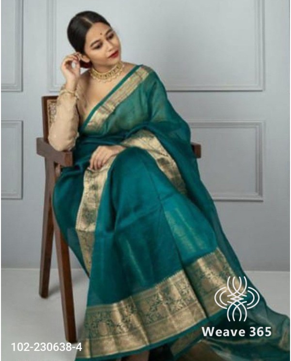 Soft Silk Designer Zari Work Banarasi Saree