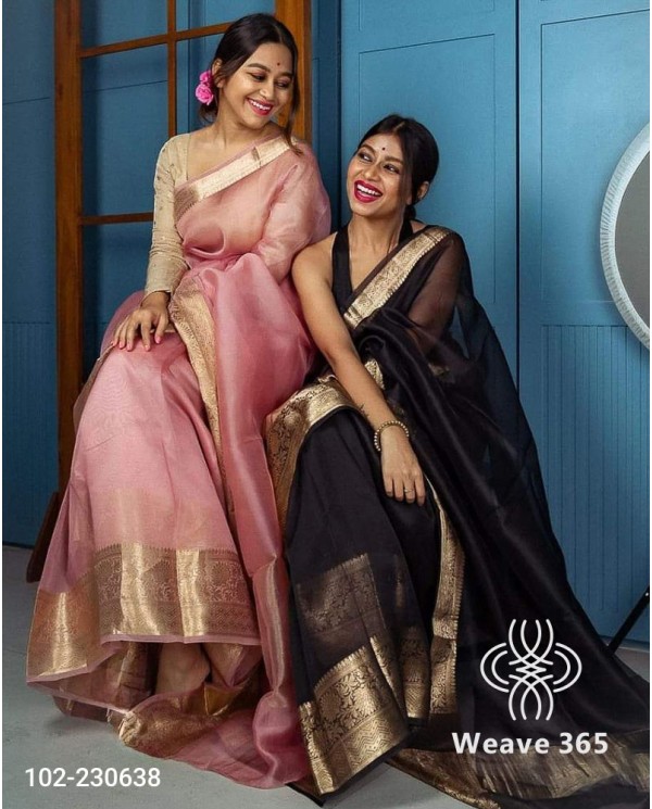 Soft Silk Designer Zari Work Banarasi Saree