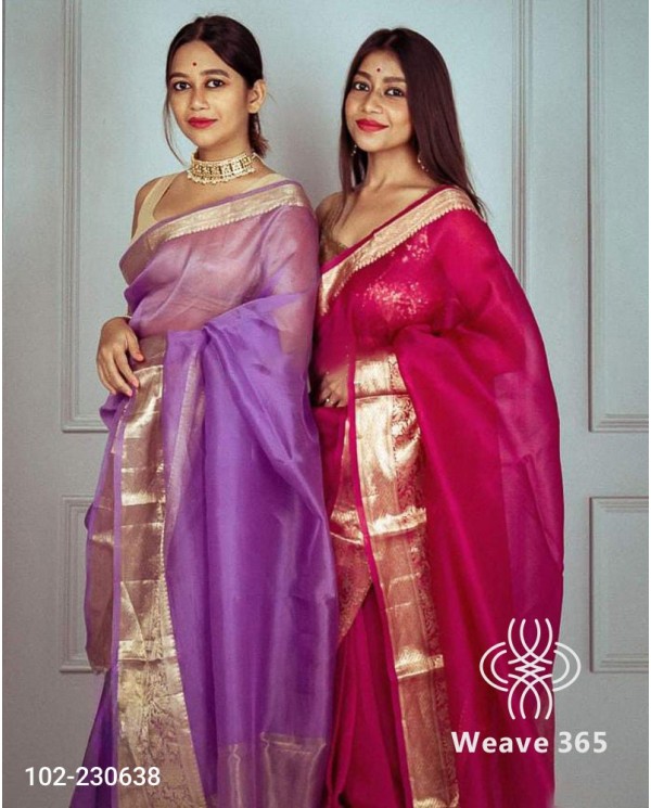 Soft Silk Designer Zari Work Banarasi Saree